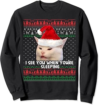 Cat christmas sweater amazon Clearance
