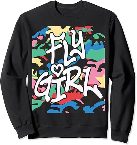 Amazon Co Jp Fly Girl 80s 90s Old School Camo B Girl Hip Hop トレーナー ファッション Amazon Co Jp Fly Girl 80s 90s Old School Camo B Girl Hip Hop トレーナー ファッション