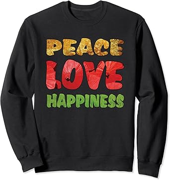 Peace love sweatshirt Clearance