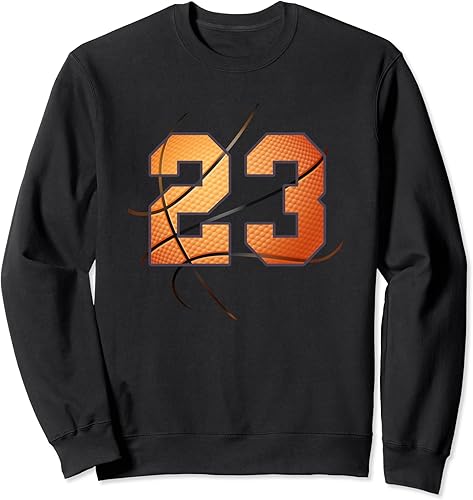Baloncesto Number 23 - Sudadera de baloncesto, Negro -