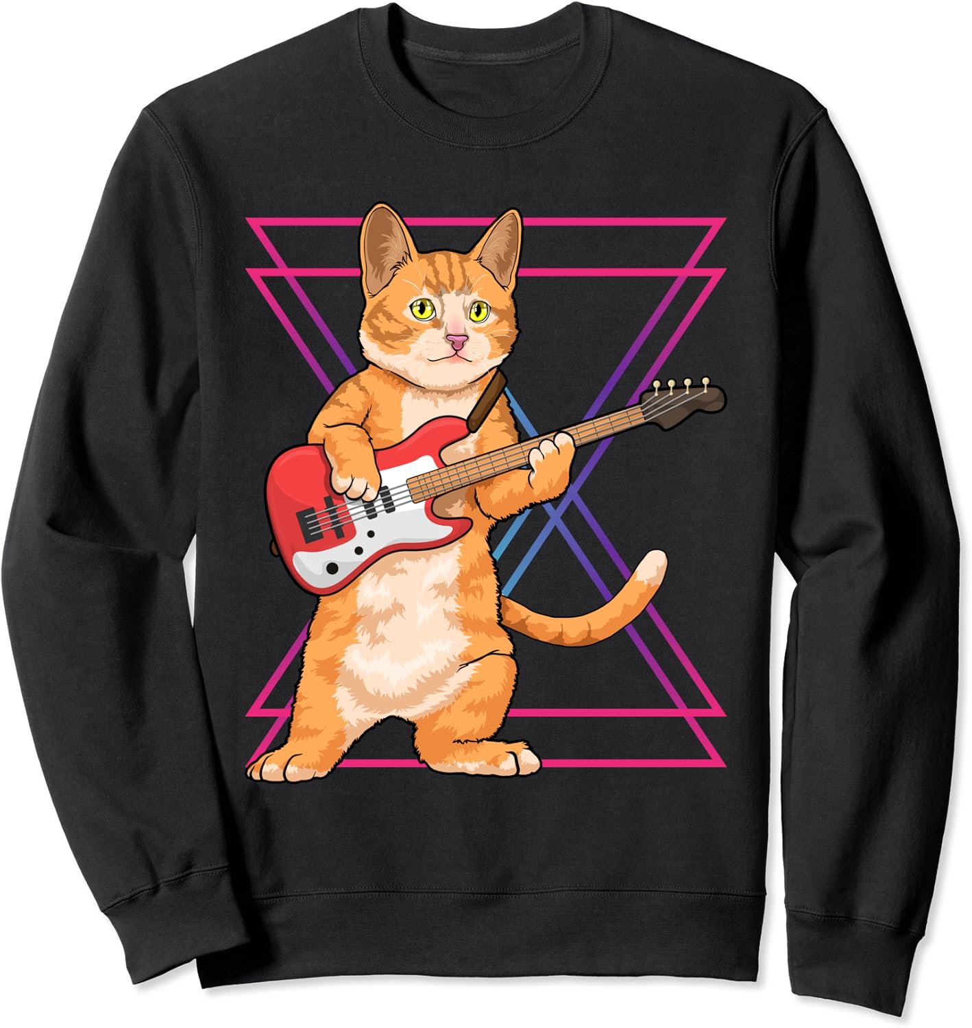 Bass Music Cat Rock Kitty Bass Guitar Player