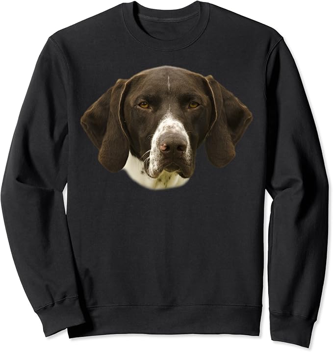 Amazon.com: German Shorthaired Pointer Face Sweatshirt: Clothing