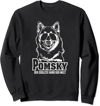 Lustige videos lustige katzen-liebe-lustige tiere lustige hunde Lustiger Pomsky cooler Hund Hunde lustiger Hundespruch Sweatshirt