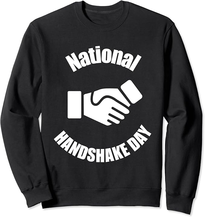 Pin von rosi pfei auf humor3 Nationaler Handshake-Tag 24. Juni Lustiger Gruß Sweatshirt : Amazon.de