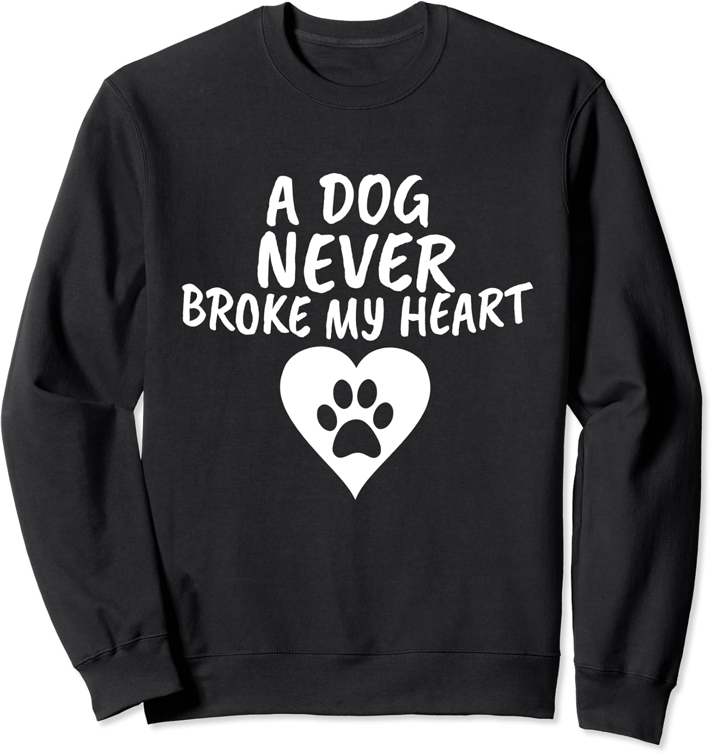 Old english bulldog cooler hund hunde lustiger hundespruch t-shirt Hunde Lustiger Spruch - A dog never brokes my heart Sweatshirt: Amazon