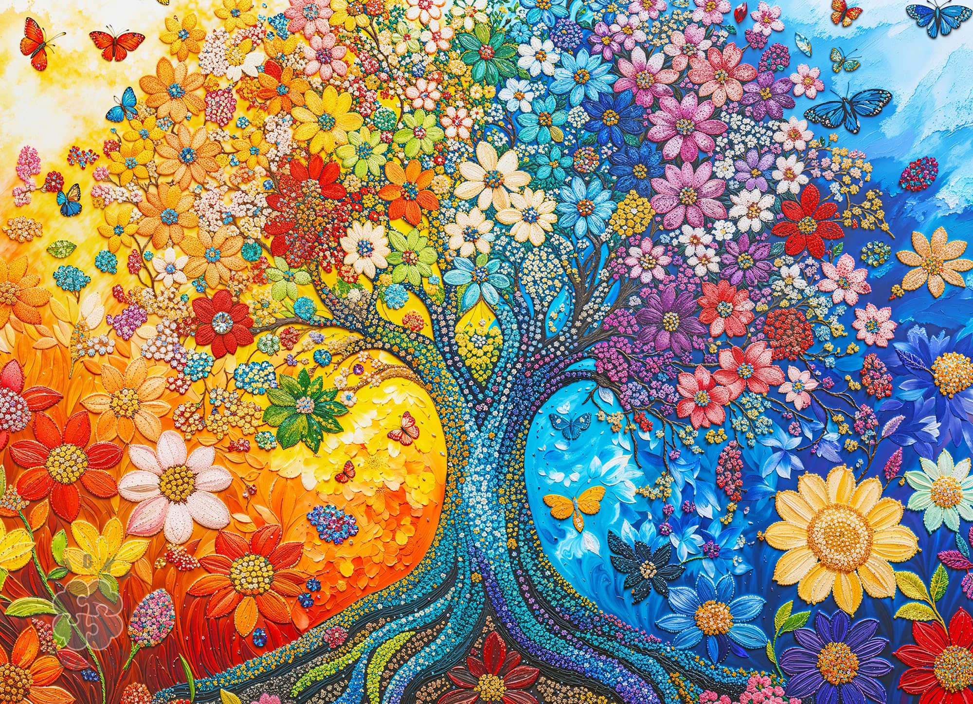1000 Piece Luminous Tree of Life Puzzle -1 1000 Piece Luminous Tree of Life Puzzle -1