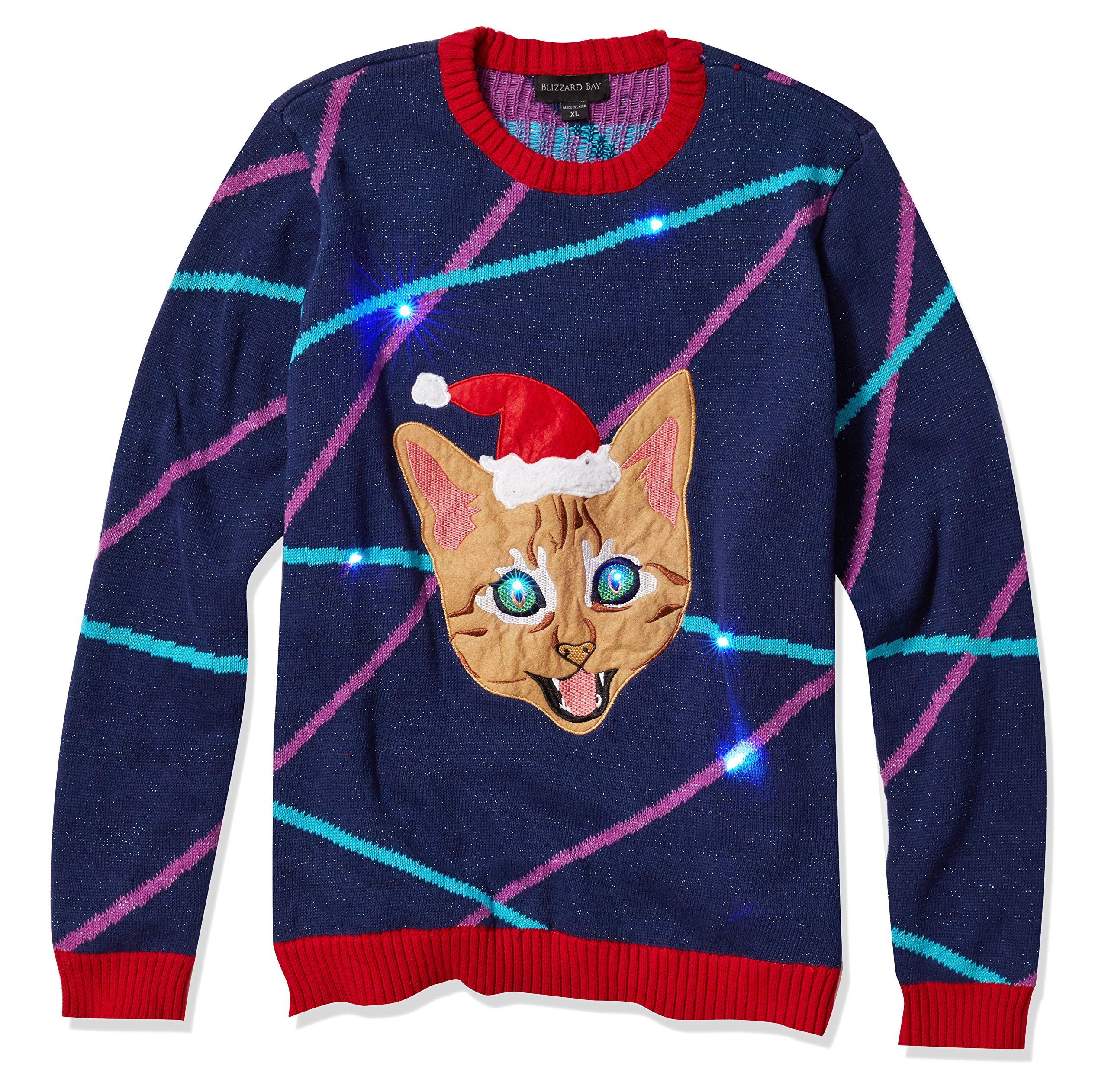 Men's Fishing Santa Sweater