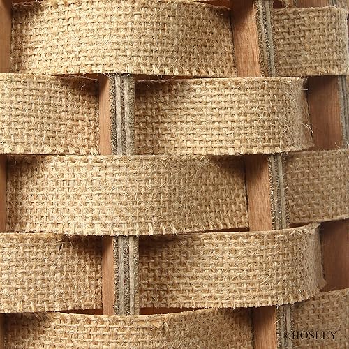 Miniatura 6 de Hosley Jarrón de suelo de madera y hierba de 24 pulgadas de alto Regalo ideal para bodas decoración del hogar floral de secado prolongado spa