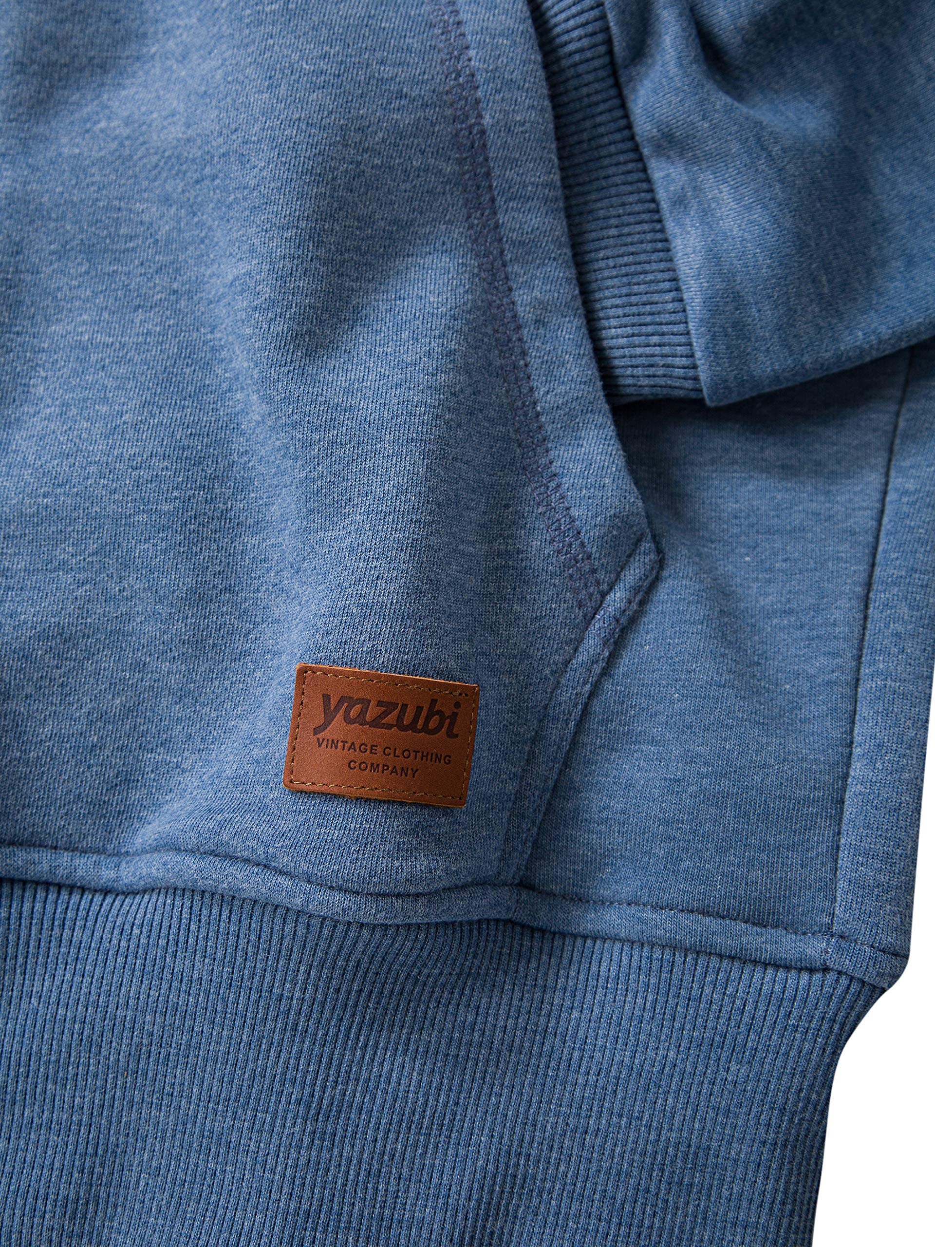 Yazubi Herren Sweatjacke Hoodie mit Reißverschluss Jacob