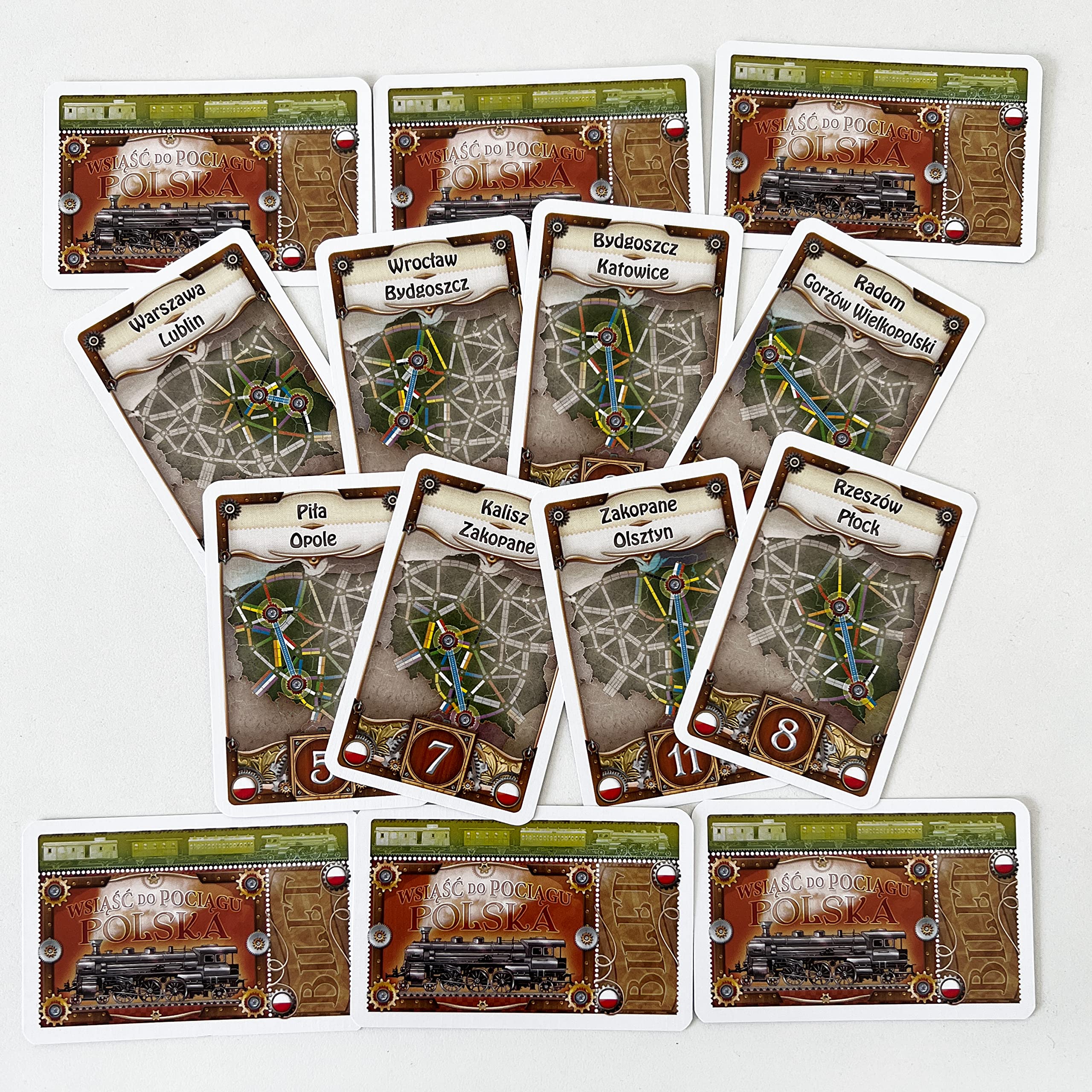 Days of Wonder, Train pour Train - Pologne, Extension de Carte, Jeu Familial, Jeu de société, 2 à 4 Joueurs, à partir de 8 Ans, 30 à 60 Minutes, Allemand, multilingue