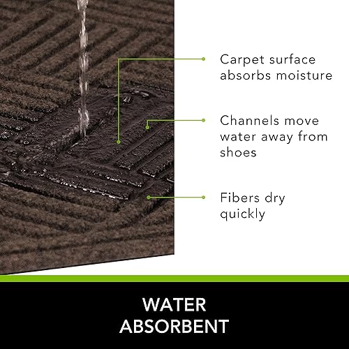 Miniatura 5 de Tapete para la puerta de entrada con bloques de tejido de Apache Mills
