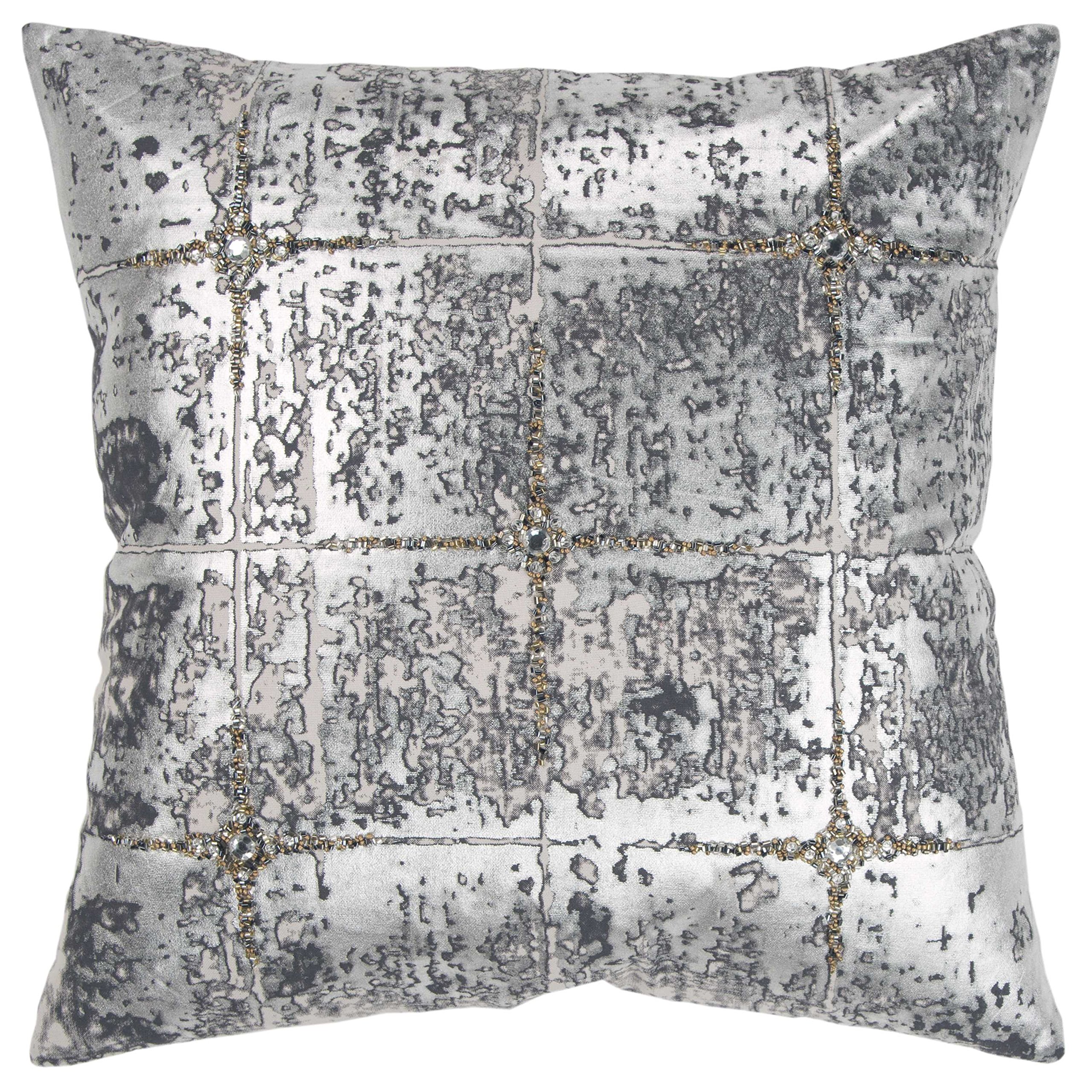 Amazon.com: Rizzy Home | T14041 | Down Fill Decorative Pillow | 20