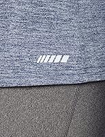 Vista 24 de Yaxa Essentials Camiseta de manga corta con cuello redondo para mujer, de secado rápido, para entrenamiento, gimnasio, paquete múltiple Tinte