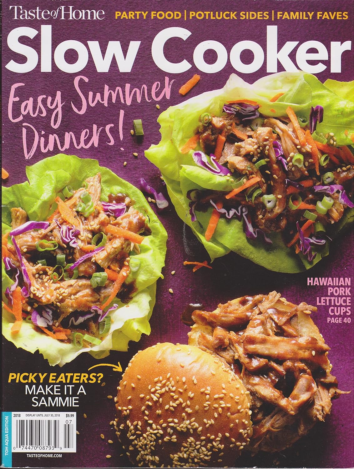 Taste of Home Slow Cooker Magazine 2018 Books