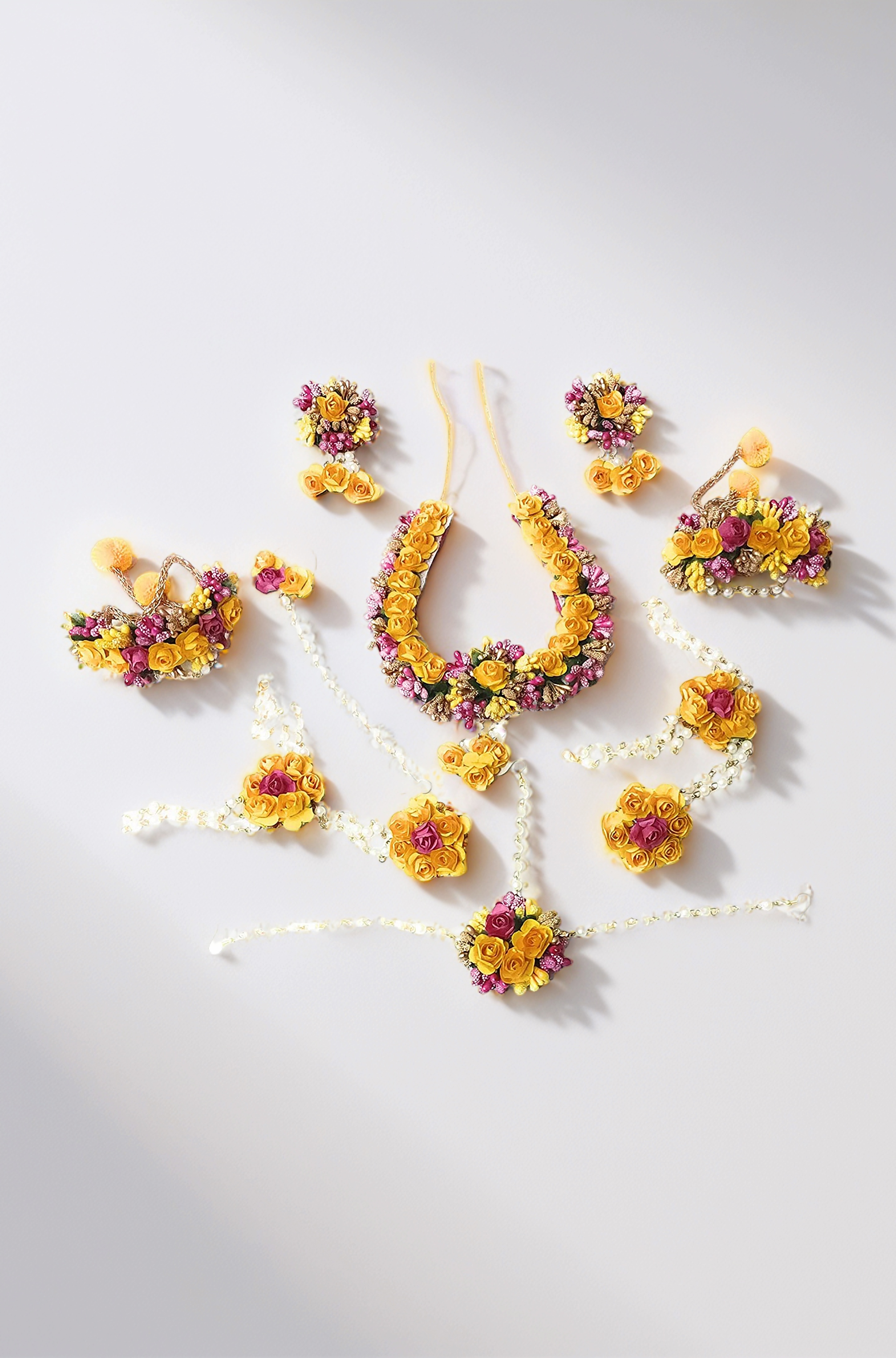 Set for Women Floral Gota Patti for Women & Girls (Mehandi/Haldi)