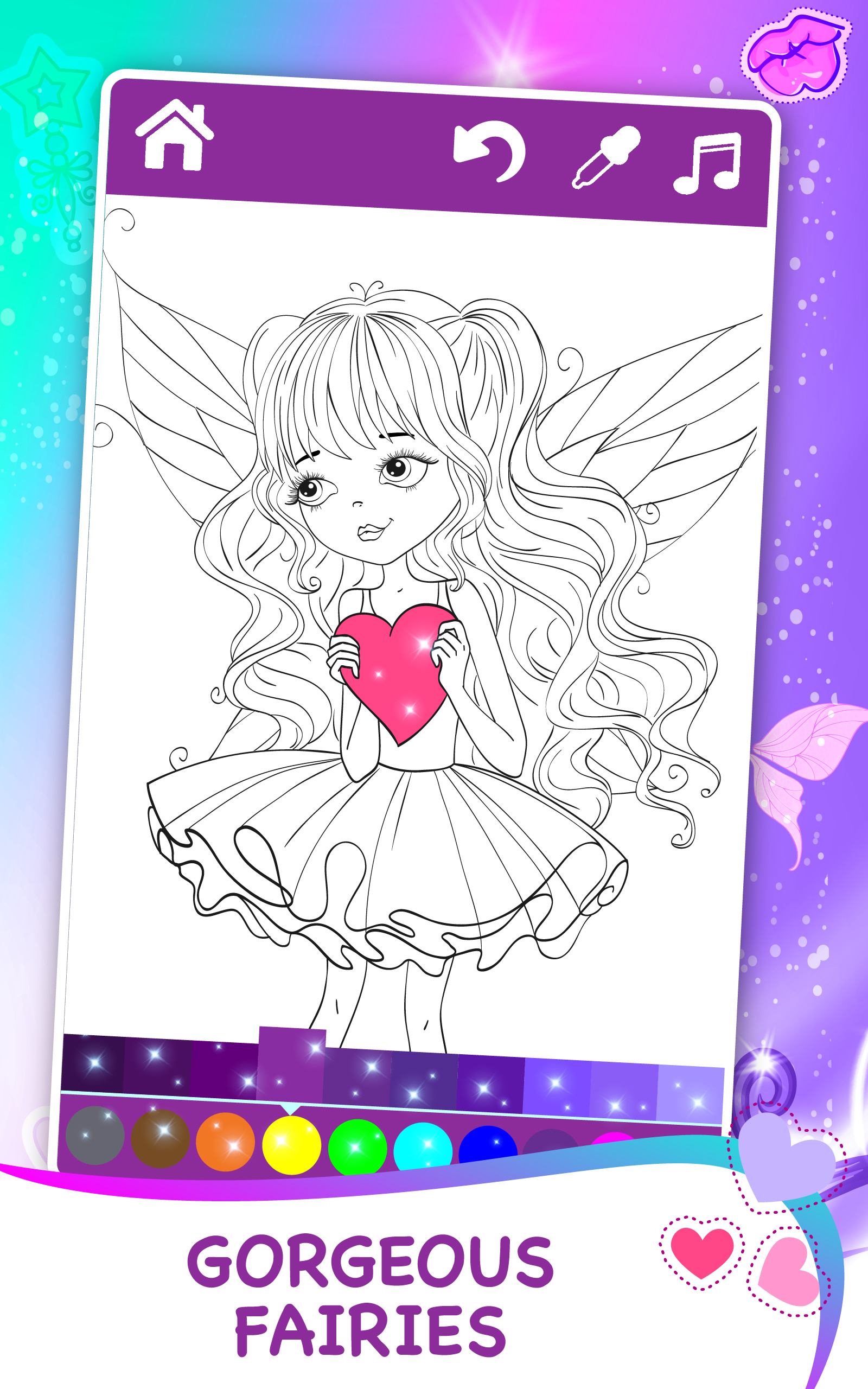 Magic Fairy Coloring Book for Girls App on Amazon Appstore