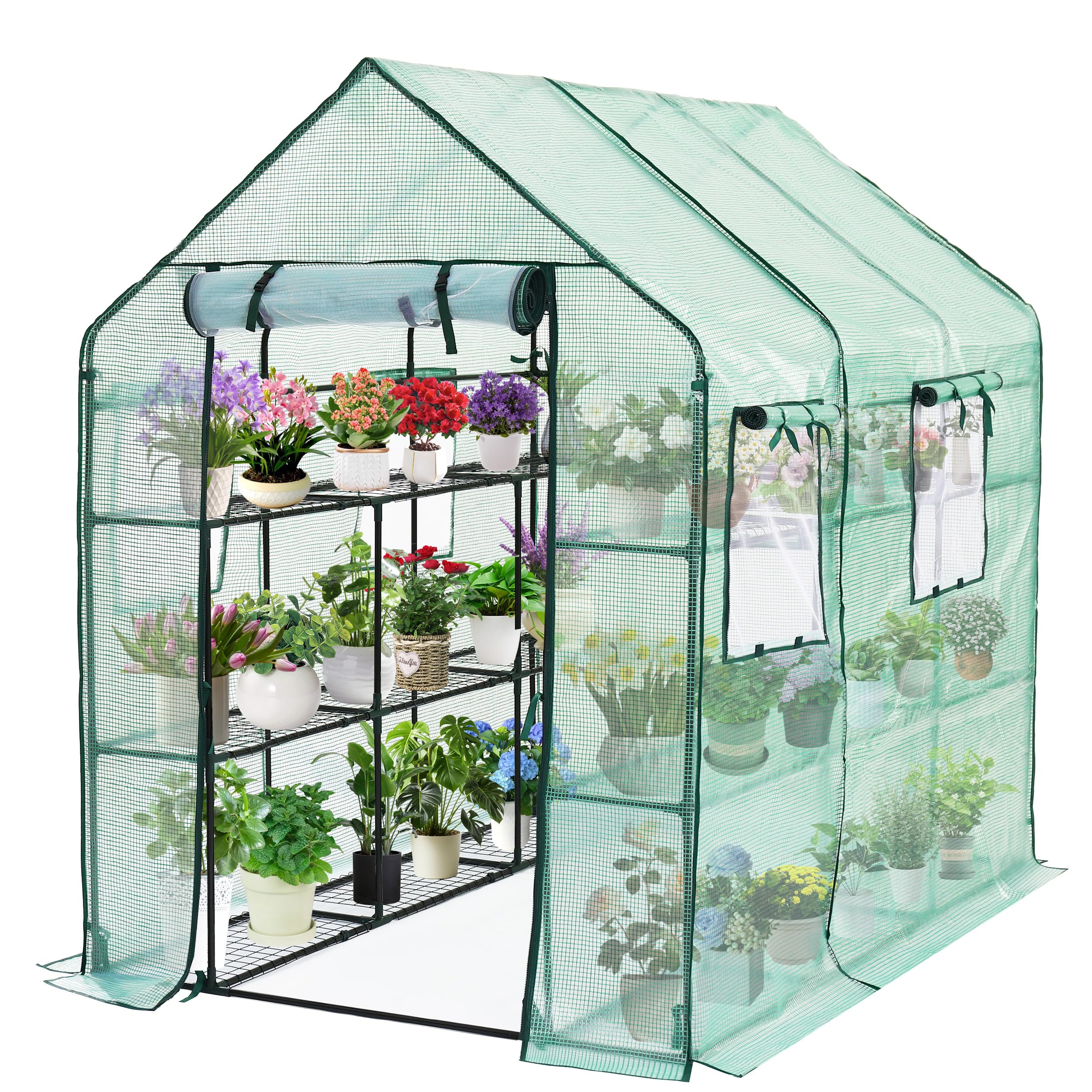 SUNGIFT 56x85x77 Walk-in Greenhouse