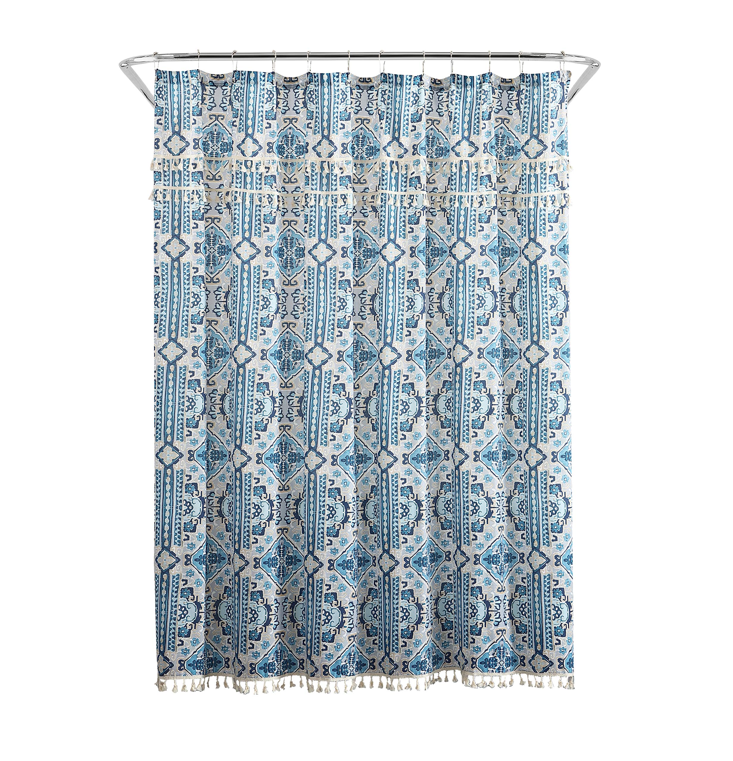 Peach & Oak Shower Curtains, 72x72, Tatum