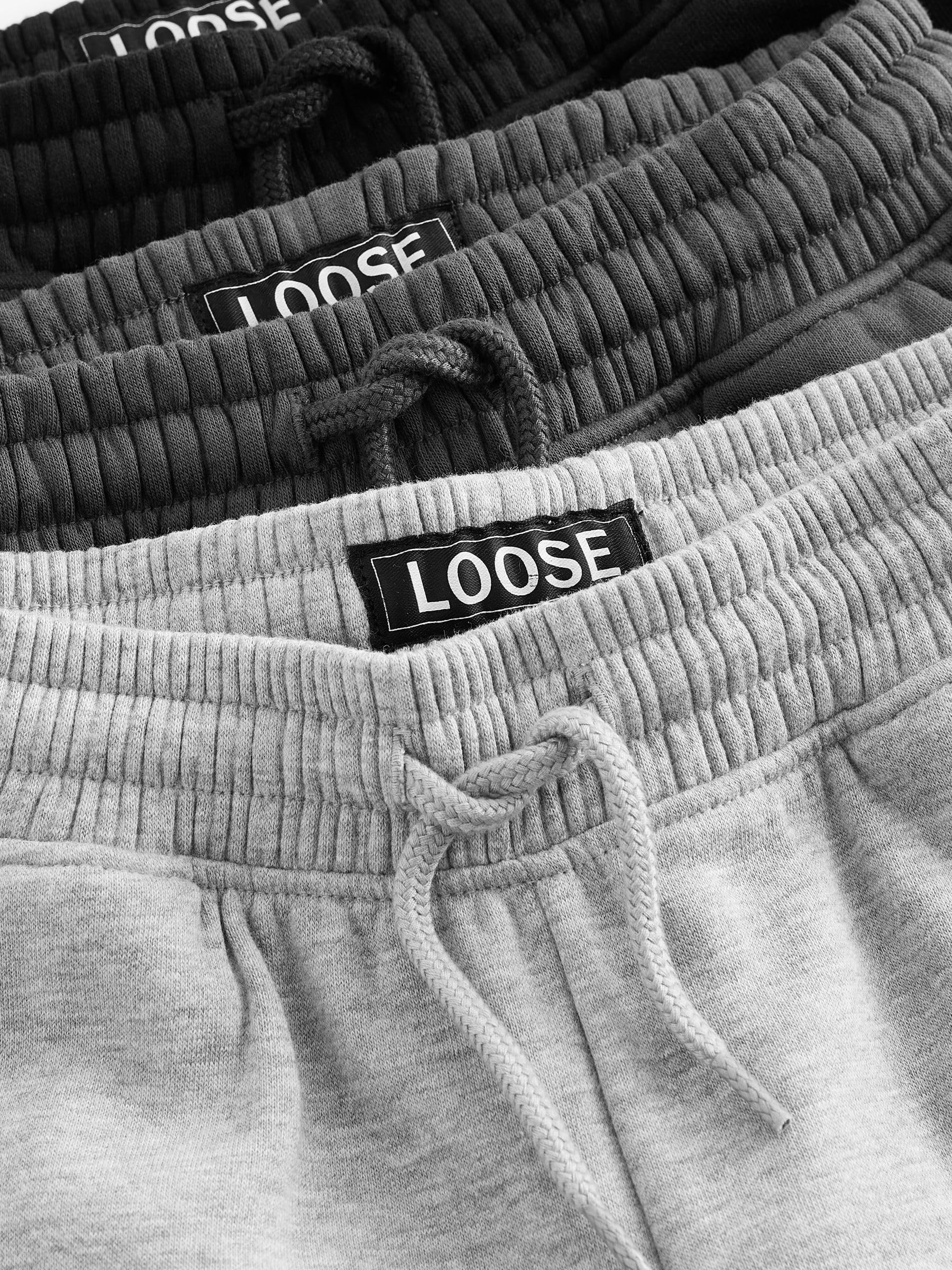 NEXT Niños Pack de 3 Pantalones de chándal de Corte estándar