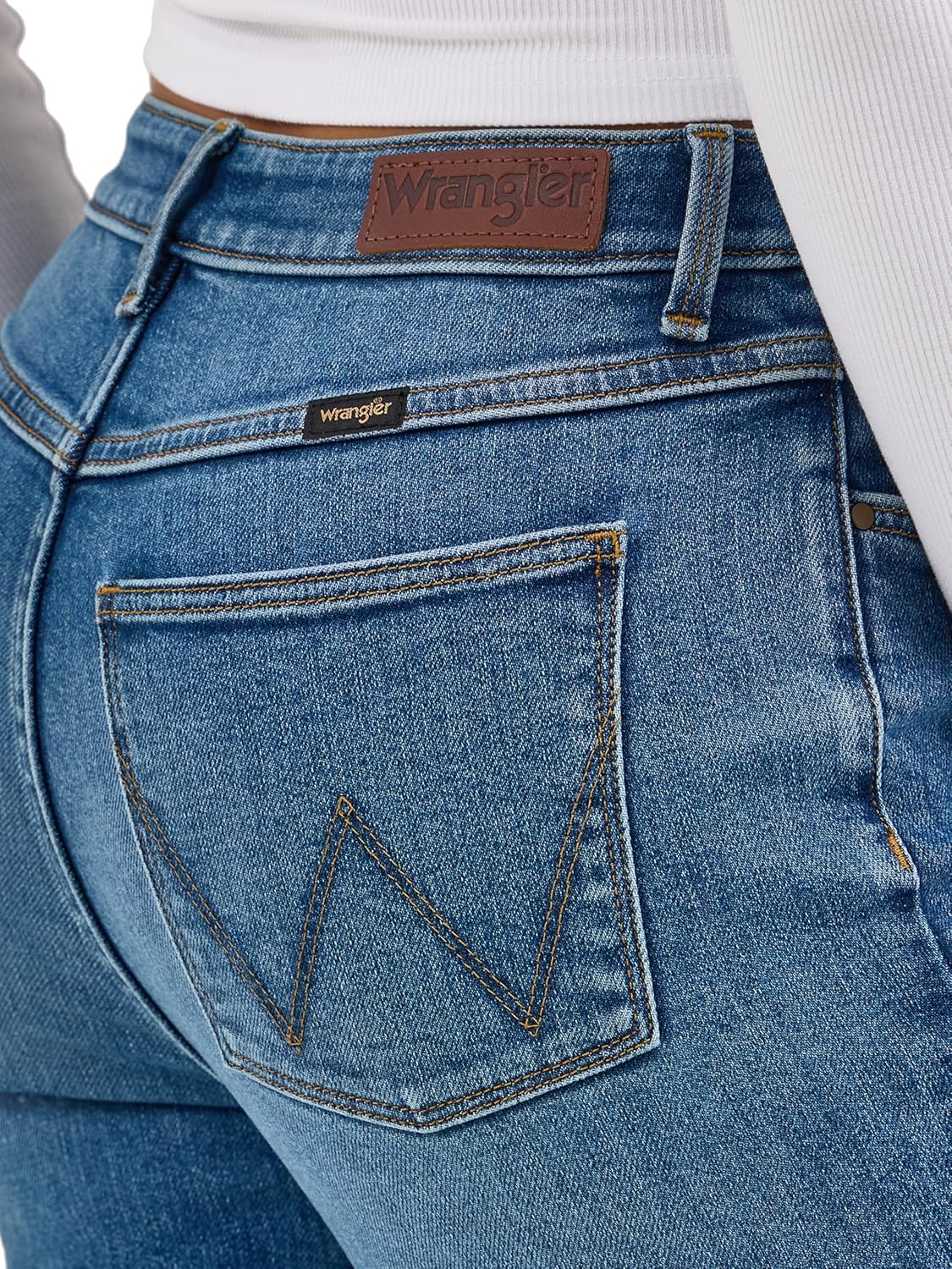 Wrangler Womens Women’s High Waisted Fierce Flare Jean