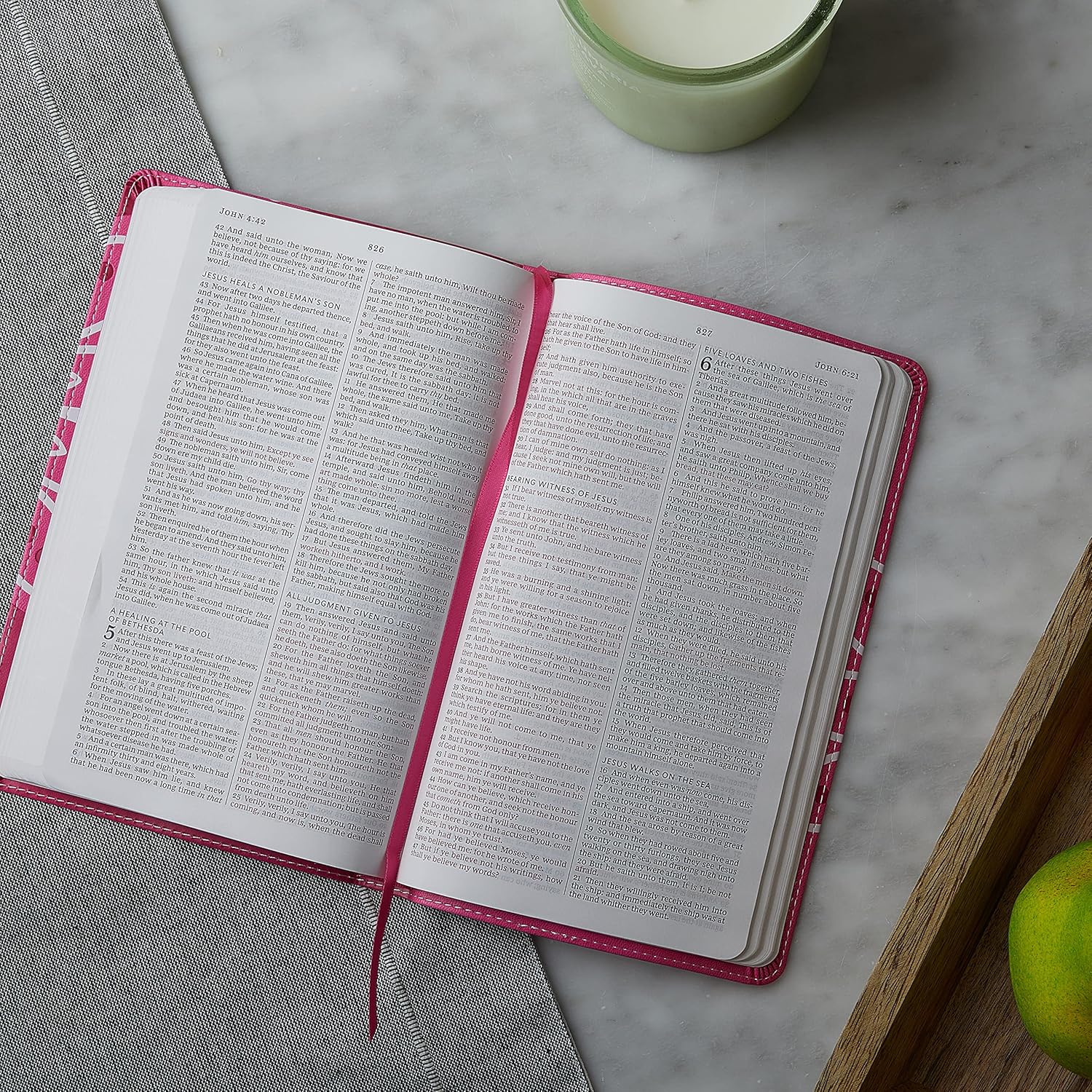 KJV, Bible for Kids, Leathersoft, Pink: Thinline Edition - Image 4