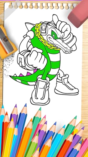 the hedgehog coloring book