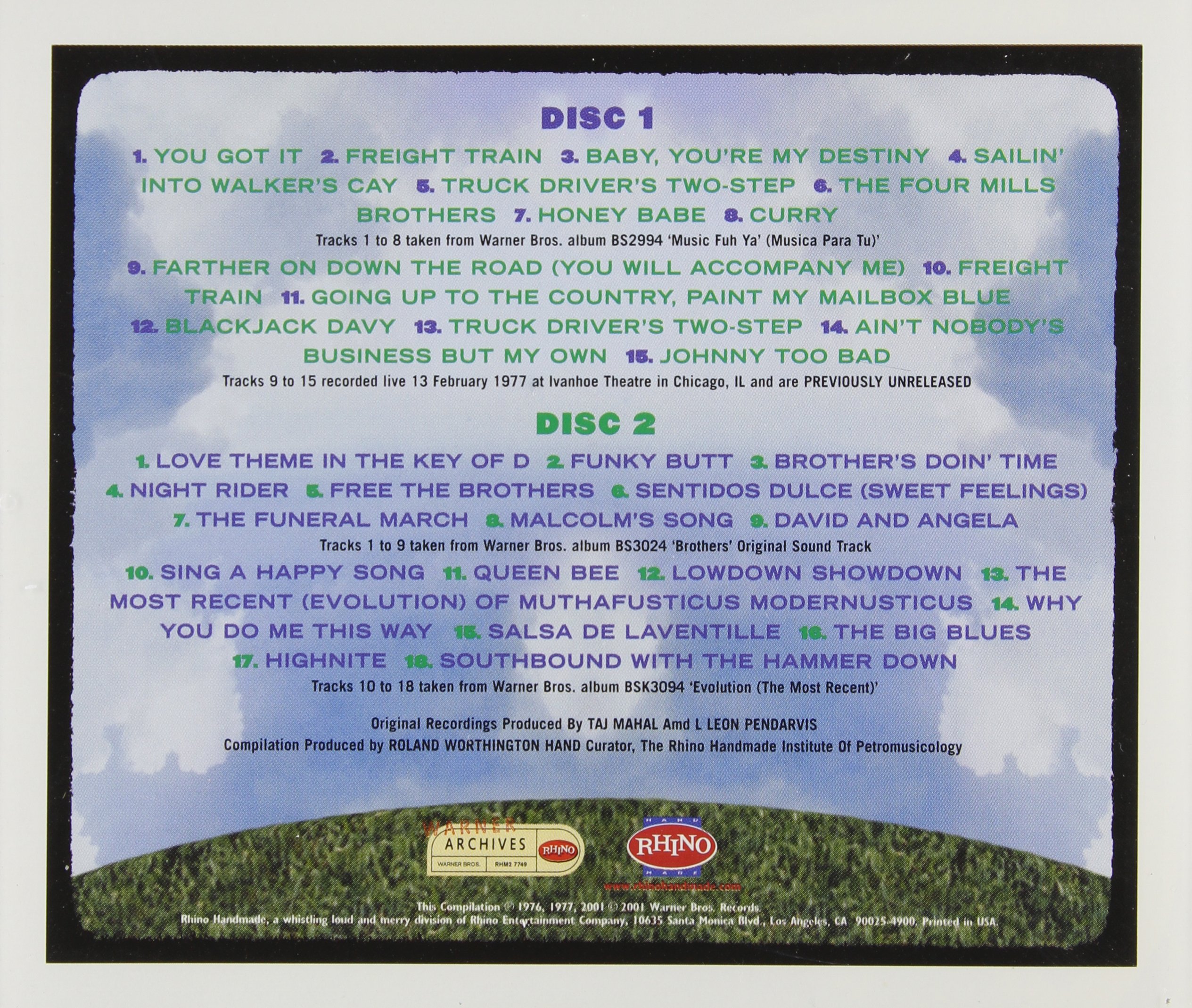 Sing a Happy Song: The Warner Bros Recordings