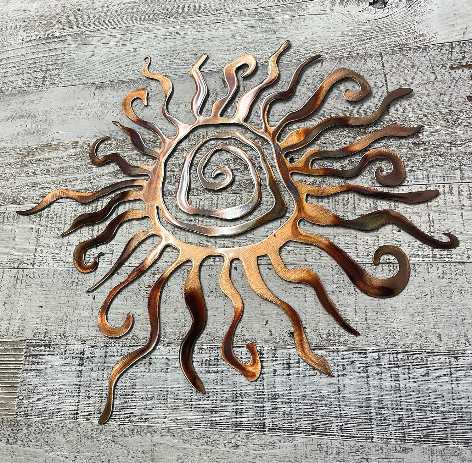 Southwestern Sun Metal Wall Art 17", 24" 30" and 36"
