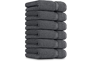 Utopia Towels 6 Pack Hand Towels Set