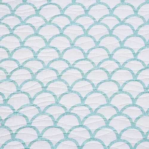 Vista 4 de C&F Home Shellwood Sound - Colcha individual de algodón, lavable a máquina, suave y acogedora para sofá, cama, 80 x 110 pulgadas, multicolor