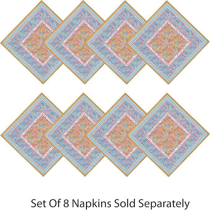 Servilletas de Tela Belle Fleur Paisley Provence, Set de 8 miniatura 3