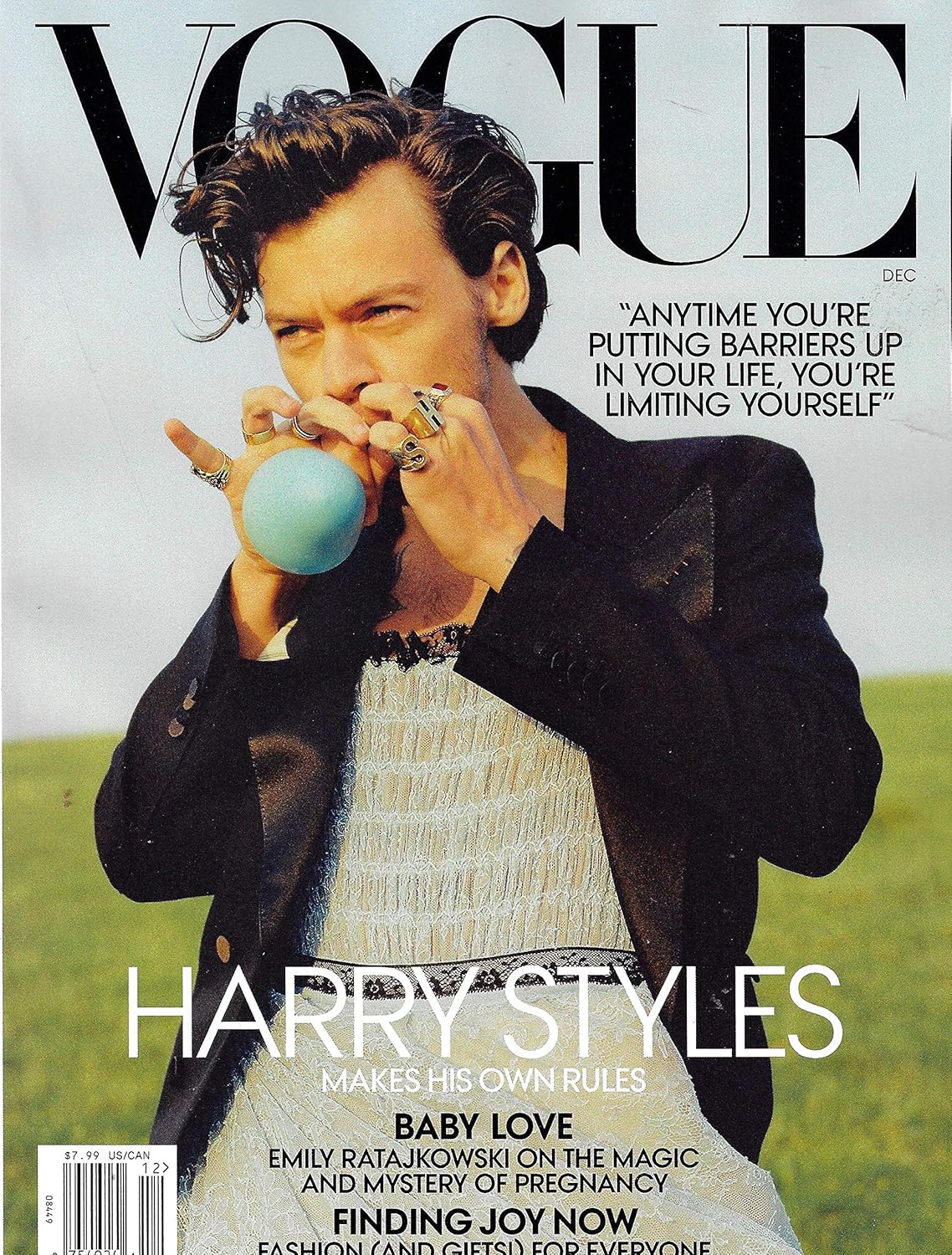 VOGUE Magazine December 2020 - Harry Styles Cover Togo | Ubuy
