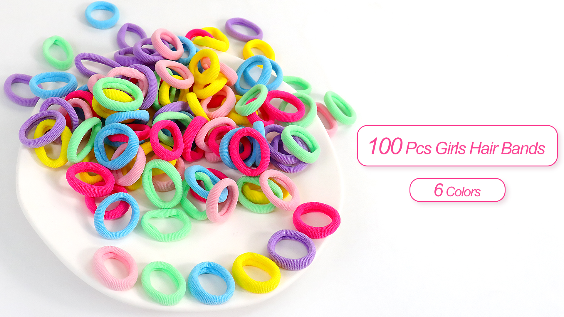 30 Elastici Per Capelli Con Fiocco Per Bambine – Morbidi, Colorati E Perfetti Per Piccole Acconciature (3 Cm) - 3