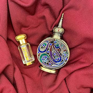 Amber, 12 ml - METAL | Premium Perfume Oil | Attar Oil | Alcohol-Free | Vegan & Cruelty-Free
