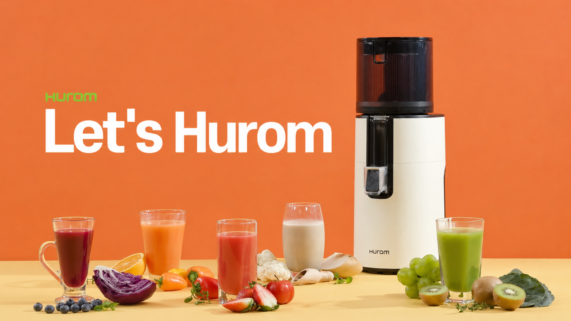 Hurom H400 Cold Press Juicer with Sorbet Maker, Premium Slow