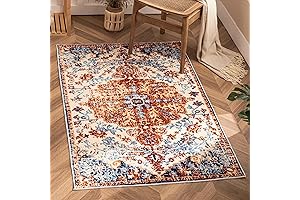 Boho Area Rug 3'x5' - Adorn Your Space with Bohemian Chic