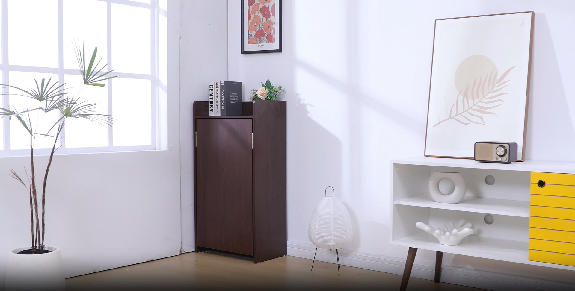 Amazon.com: boknight Foldable Desk,Hidden Desk with Storage and