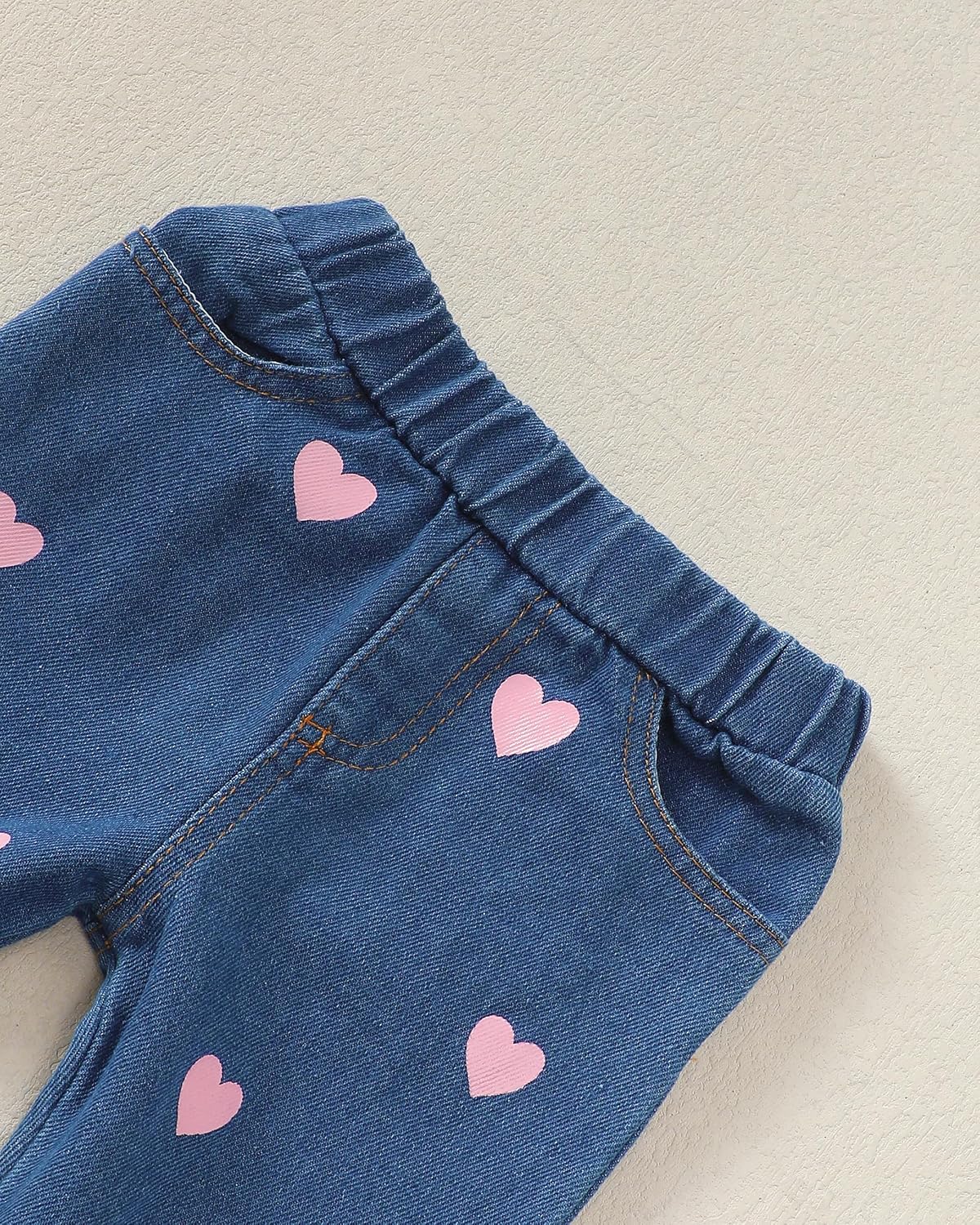 Renotemy Toddler Baby Girls Clothes Infant Girl Outfits Ruffle Sleeve Tops Pants Clothing Sets for Girls