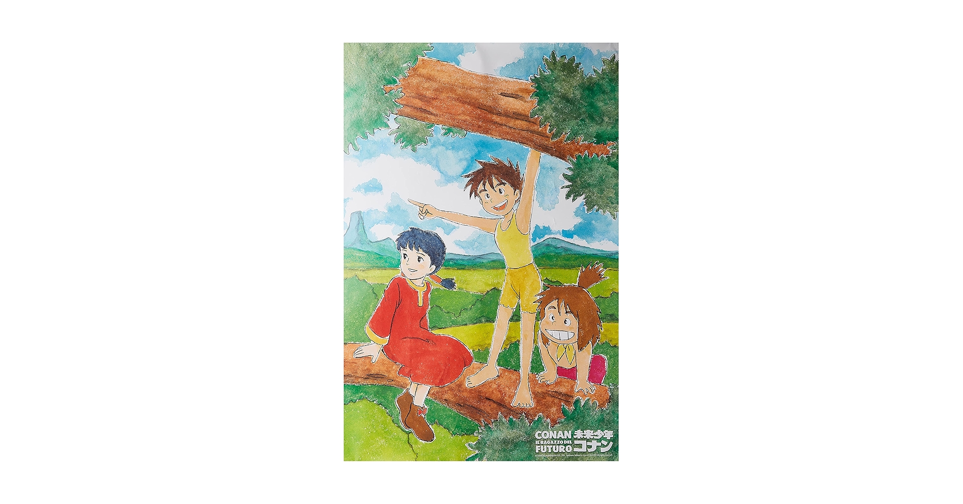 Amazon.co.jp: コナン 未来の少年 - ポスター 91.5 x 60インチ