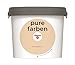 Produktbild Alpina pure farben Wandfarbe  Sandbeige  strapazierfähige und atmungsaktive Innenfarbe  ergiebig, gut deckend & reinigungsfähig  2,5 Liter