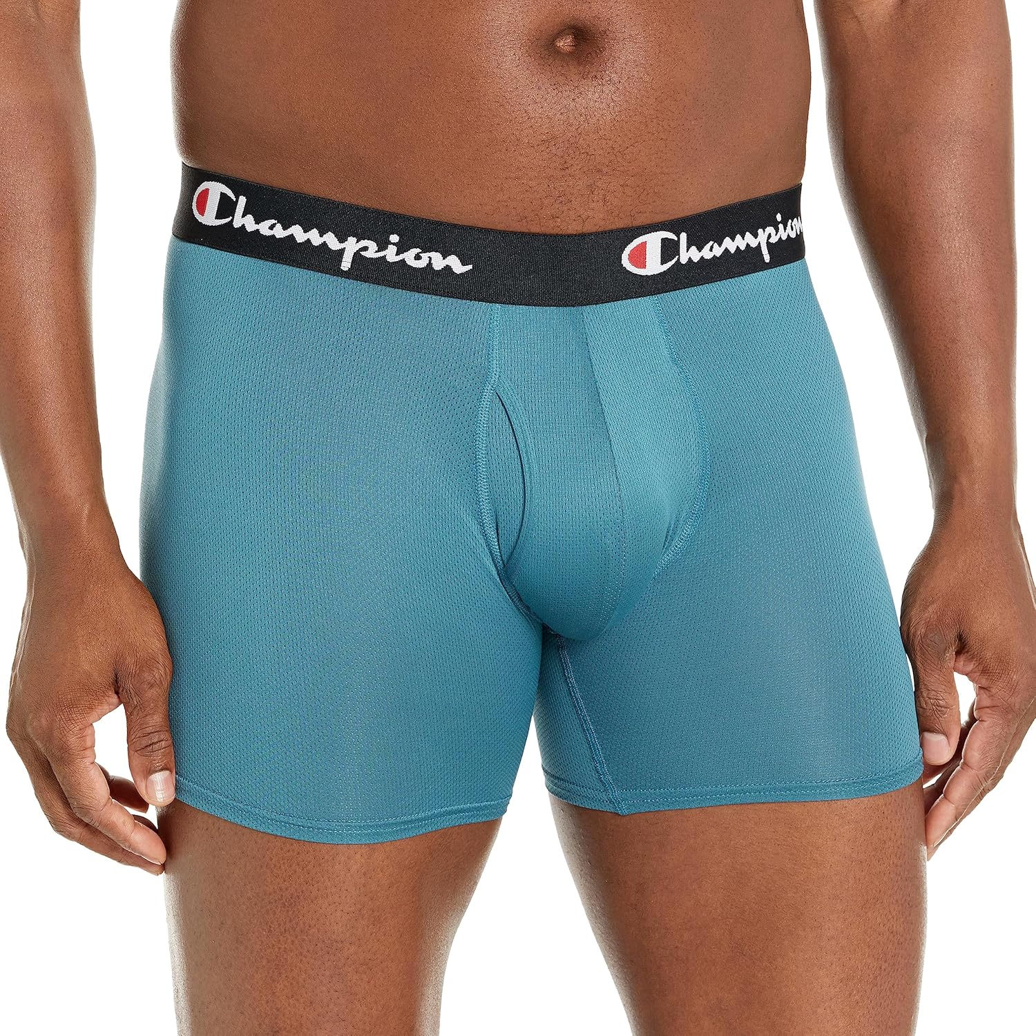 Champion mens Boxer Brief, Lightweight Stretch Mesh Underwear, 3-pack - Image 2