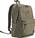 Canvas School Laptop Backpack, Durable Rucksack, Travel Notebook Bag, for Men Women