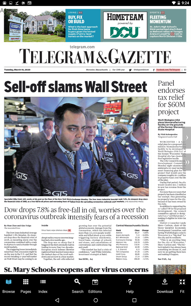 Worcester Telegram for Android