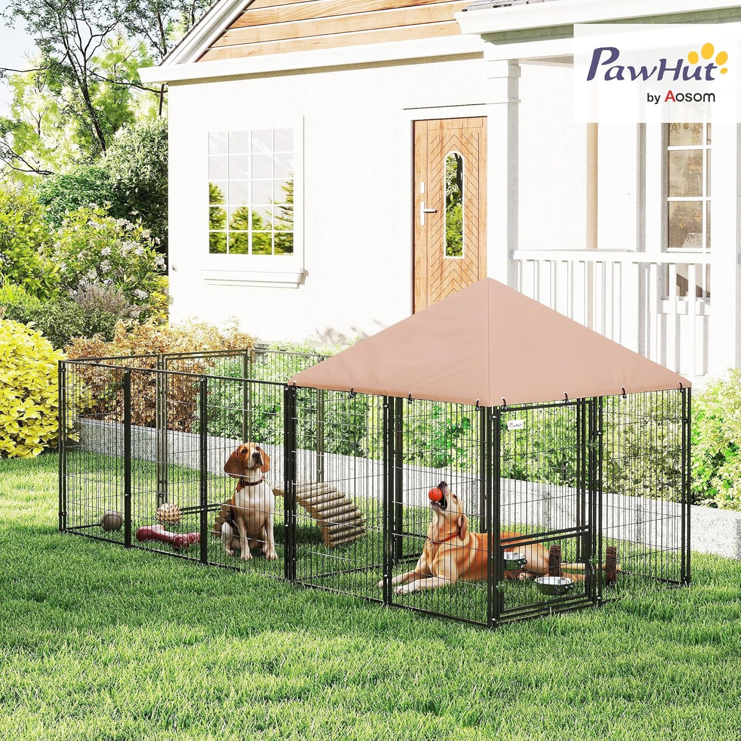 Ultimate Outdoor Haven: PawHut Heavy Duty Dog Kennel Review!