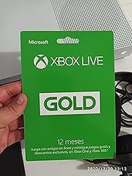 Xbox Live Gold - Membresía 12 meses - Xbox One 12 meses Edition ...