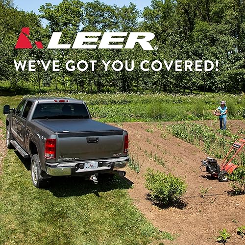 Miniatura 8 de LEER SR250 - Cubierta Tonneau suave con ruedas para caja de camión, se adapta a Chevy Silverado y GMC Sierra 1500, años 2019-2024, caja de camión de