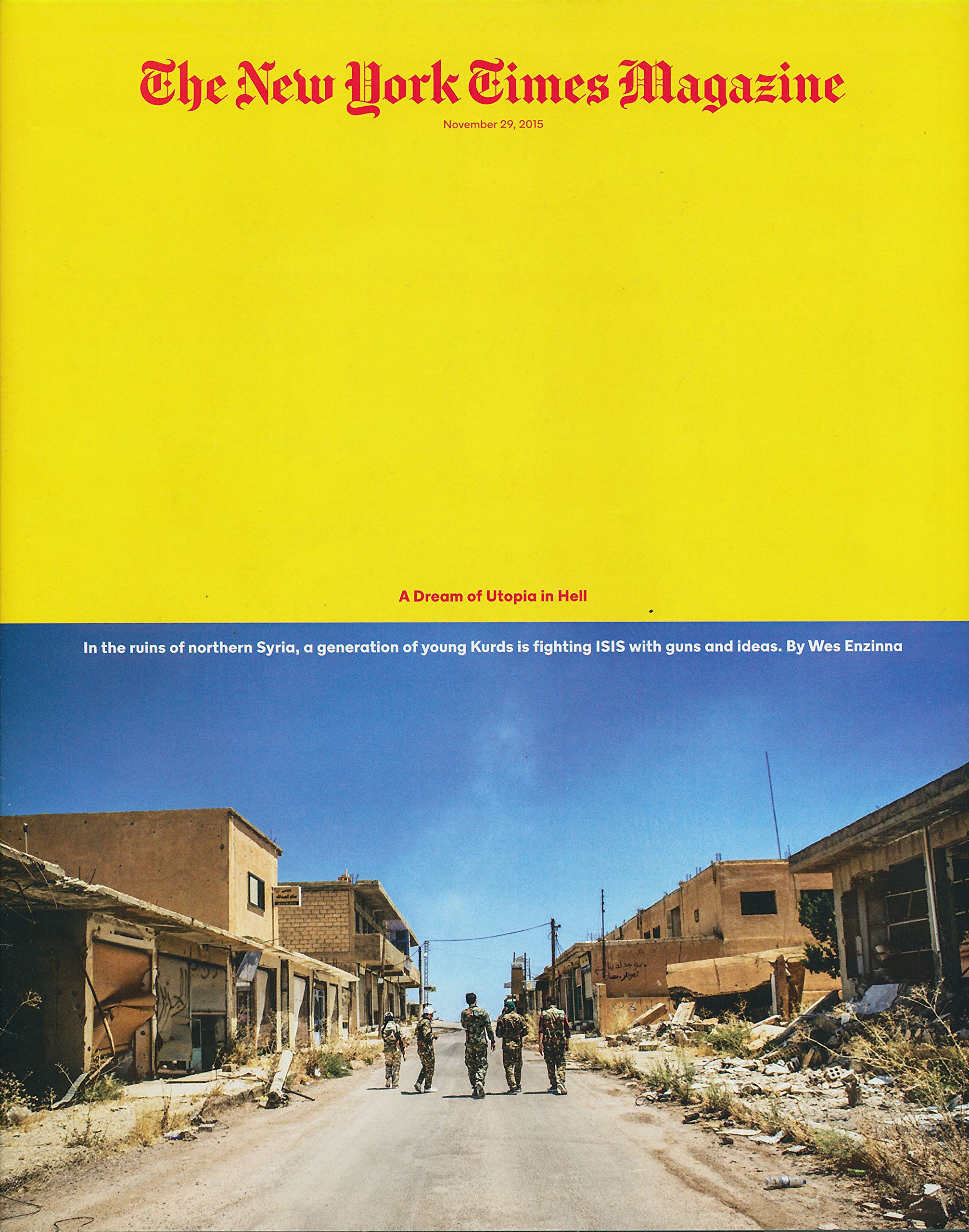 The New York Times Magazine, 29 November 2015