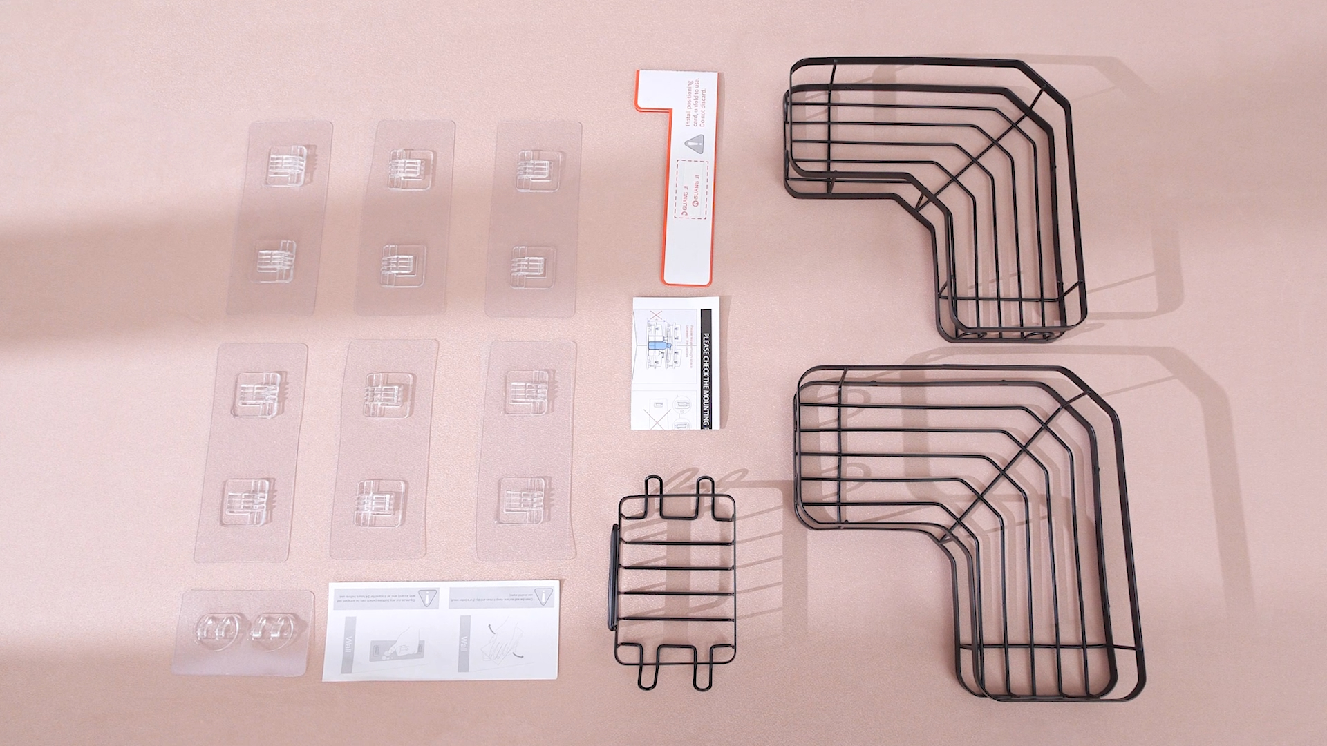 Veken Corner Shower Caddy 3-Pack, Advanced Rustproof Design&Stable Storage
