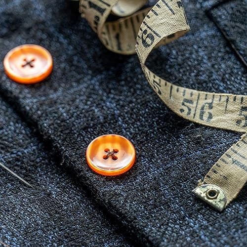 Miniatura 4 de Kitten Kraft Botones redondos grandes de resina de 45 pulgadas (0.787in, 32 L) en 27 colores, nociones para manualidades, costura, reemplazo, tejido