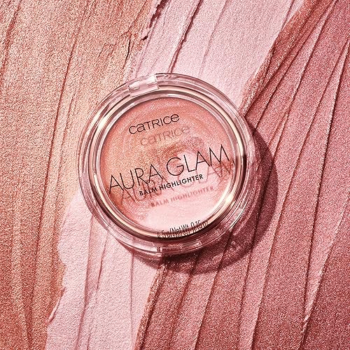 Catrice Aura Glam Highlighter Balm | Creamy, Lightweight Luminizer for Builadble Radiance | Rosy Pink & Warm Bronze | Vegan & Cruelty Free